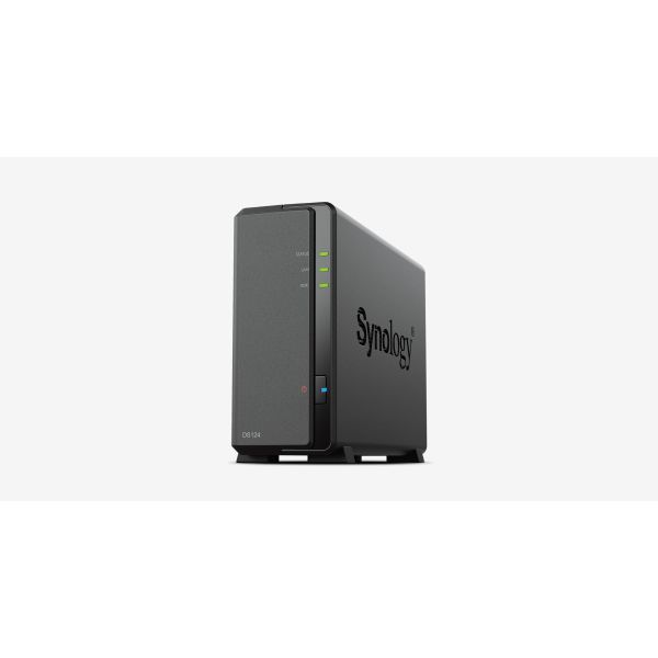 Synology DS124 1-Bay NAS met 2TB WD (DS124-12R)