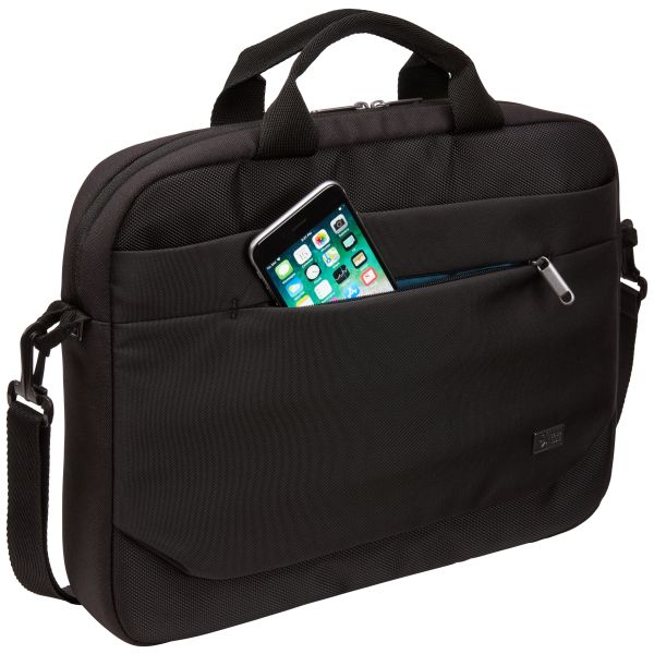 Case Logic Advantage Laptop Attaché 14" - tas 14 inch zwart (3203986)