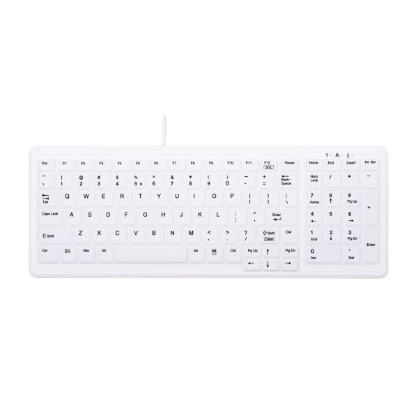 CHERRY AK-C7000 toetsenbord USB QWERTY Amerikaans Engels Wit (AK-C7000F-UVS-W/US)