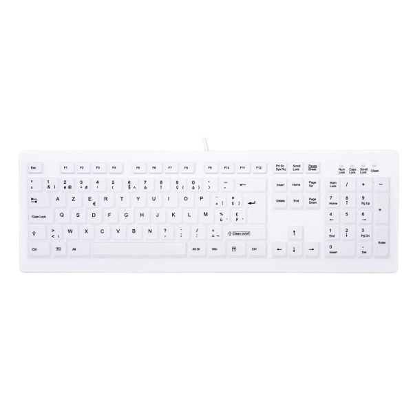 CHERRY AK-C8100F-UVS-W/US toetsenbord USB QWERTY Amerikaans Engels Wit (AK-C8100F-UVS-W/BE) CHERRY AK-C8100F-UVS-W/US toetsenbord USB QWERTY Amerikaans Engels Wit (AK-C8100F-UVS-W/BE)