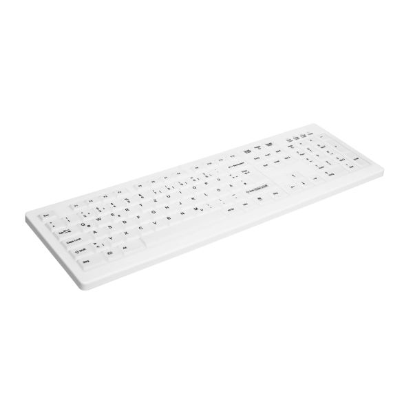 CHERRY AK-C8100F-UVS-W/US toetsenbord USB QWERTY Amerikaans Engels Wit (AK-C8100F-UVS-W/BE)