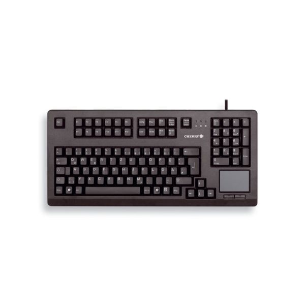 CHERRY TouchBoard G80-11900 toetsenbord Universeel USB QWERTY Amerikaans Engels Zwart (G80-11900LUMEU-2)