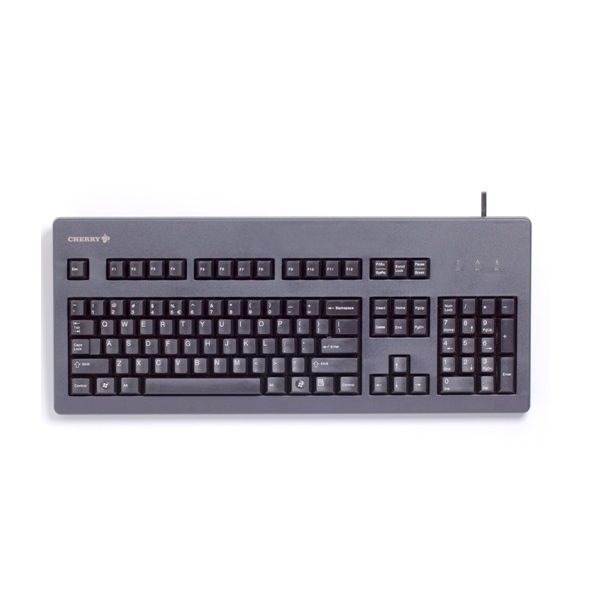CHERRY G80-3000 toetsenbord USB + PS/2 Zwart (G80-3000LSCDE-2)