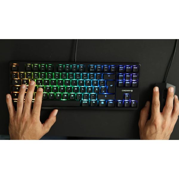 CHERRY G80-3000N RGB TKL toetsenbord USB QWERTY US International Zwart (G80-3833LWBEU-2)