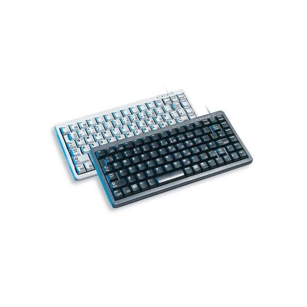 CHERRY Compact keyboard G84-4100, light grey, CH toetsenbord USB + PS/2 Grijs (G84-4100LCMCH-0)