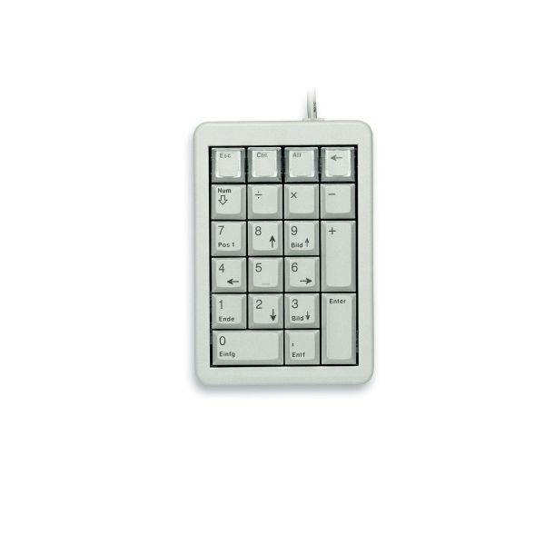 CHERRY G84-4700 numeriek toetsenbord Laptop/pc USB Grijs (G84-4700LUCDE-0)