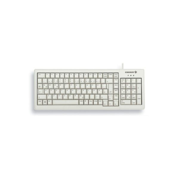 CHERRY XS G84-5200LCMCH-0 toetsenbord Thuis USB Zwitsers Grijs (G84-5200LCMCH-0)