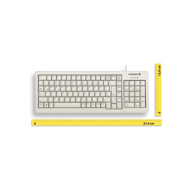 CHERRY XS G84-5200 toetsenbord USB + PS/2 QWERTY Engels Grijs (G84-5200LCMEU-0)