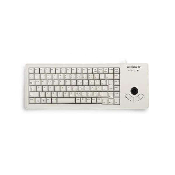CHERRY XS Trackball toetsenbord USB Belgisch Grijs (G84-5400LUMBE-0)