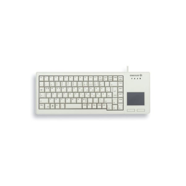 CHERRY XS Touchpad toetsenbord Universeel USB QWERTY Amerikaans Engels Grijs (G84-5500LUMEU-0)