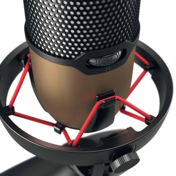 CHERRY UM 9.0 PRO RGB Zwart, Koper Tafelmicrofoon (JA-0720)