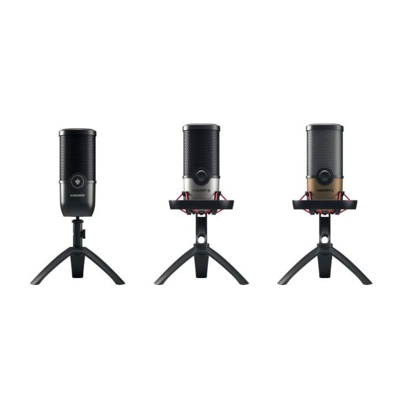 CHERRY UM 9.0 PRO RGB Zwart, Koper Tafelmicrofoon (JA-0720)