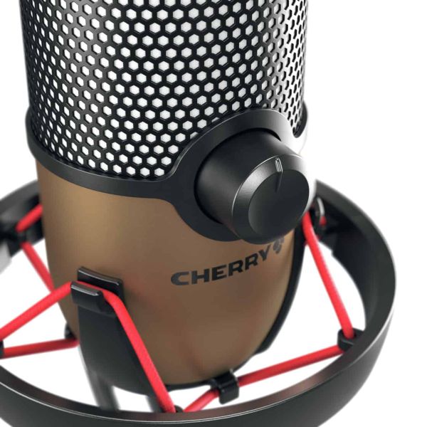 CHERRY UM 9.0 PRO RGB Zwart, Koper Tafelmicrofoon (JA-0720)