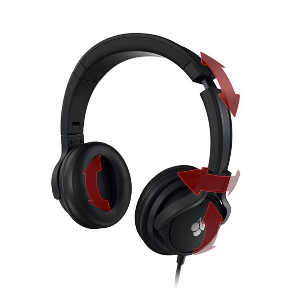 CHERRY JA-2200 Headset Bedraad Hoofdband Gamen Zwart (JA-2200-2)