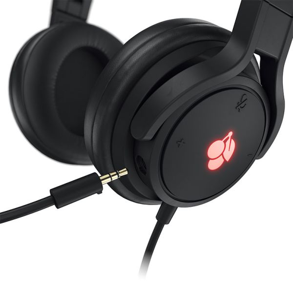 CHERRY JA-2200 Headset Bedraad Hoofdband Gamen Zwart (JA-2200-2)