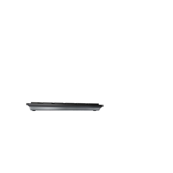 CHERRY DW 9500 SLIM toetsenbord Inclusief muis RF-draadloos + Bluetooth QWERTY Engels Zwart, Grijs (JD-9500GB-2)