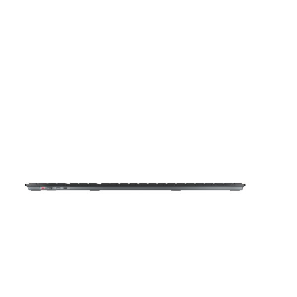 CHERRY DW 9500 SLIM toetsenbord Inclusief muis RF-draadloos + Bluetooth QWERTY Scandinavisch Zwart, Grijs (JD-9500PN-2)