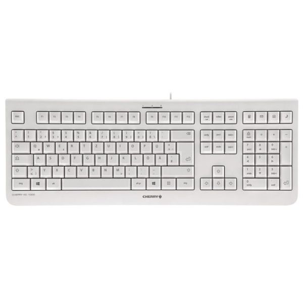 CHERRY KC 1000 toetsenbord USB Zwitsers Grijs (JK-0800CH-0)