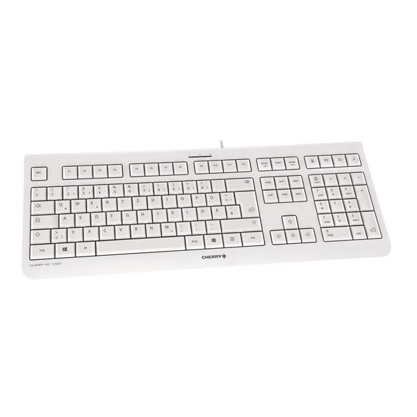 CHERRY KC 1000 toetsenbord USB Zwitsers Grijs (JK-0800CH-0)