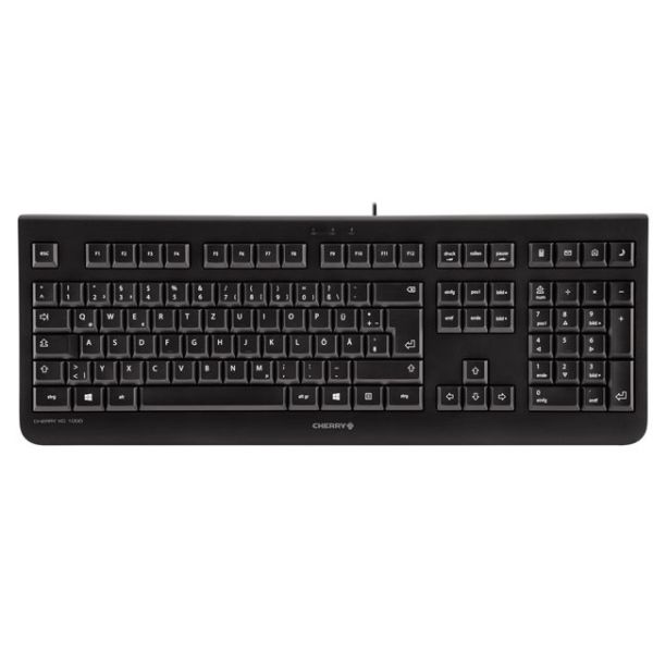 CHERRY KC 1000 toetsenbord Thuis USB Zwitsers Zwart (JK-0800CH-2)
