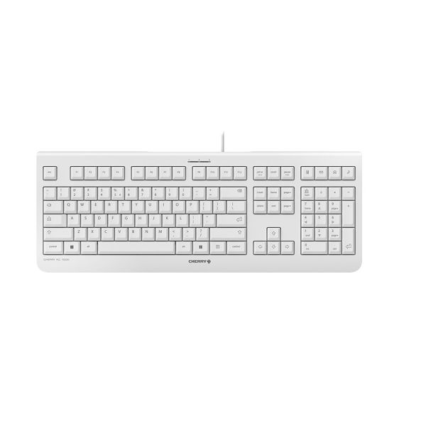 CHERRY KC 1000 toetsenbord Universeel USB QWERTY Amerikaans Engels Grijs (JK-0800EU-0)