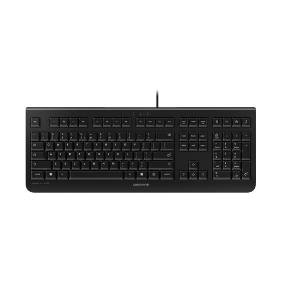 CHERRY KC 1000 toetsenbord Kantoor USB QWERTY Amerikaans Engels Zwart (JK-0800EU-2)