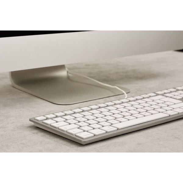 CHERRY KC 6000C FOR MAC toetsenbord Universeel USB QWERTY Engels Zilver (JK-1620GB-1)