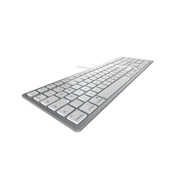 CHERRY KC 6000C FOR MAC toetsenbord USB QWERTY Scandinavisch Zilver (JK-1620PN-1)