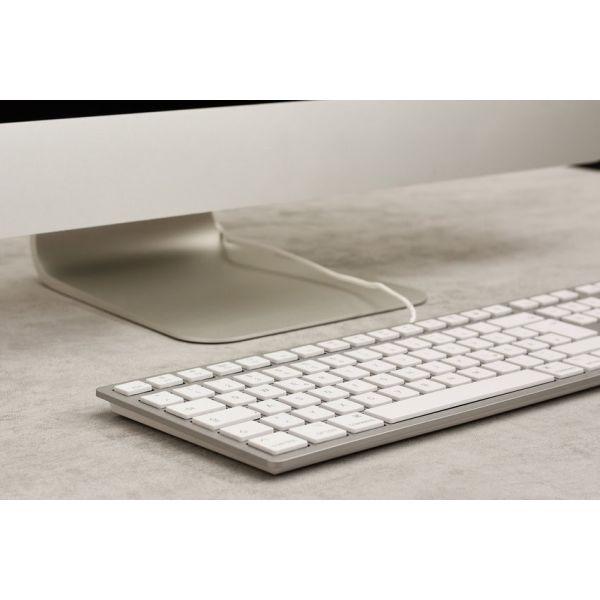 CHERRY KC 6000C FOR MAC toetsenbord USB QWERTY Scandinavisch Zilver (JK-1620PN-1)