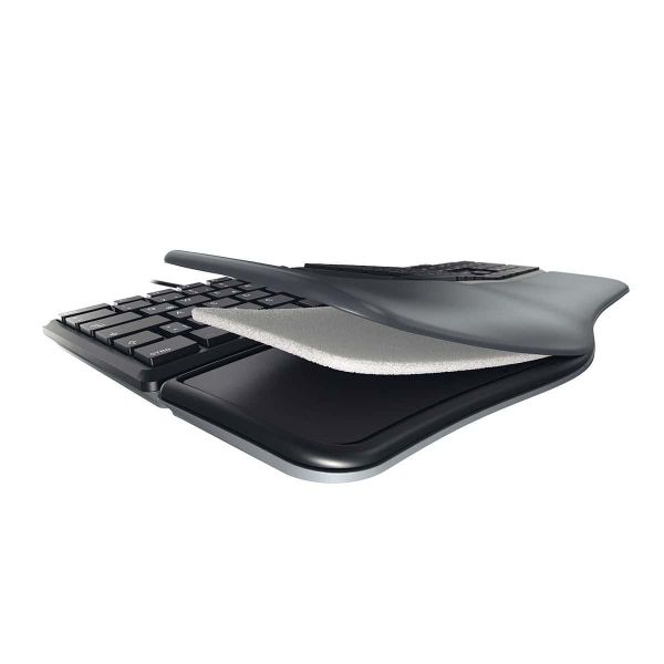 CHERRY KC 4500 ERGO toetsenbord USB QWERTY Amerikaans Engels Zwart (JK-4500EU-2)