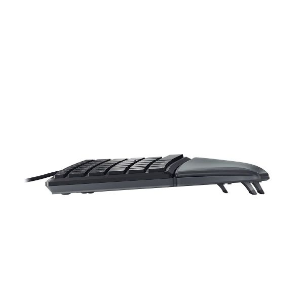 CHERRY KC 4500 ERGO toetsenbord USB QWERTY Amerikaans Engels Zwart (JK-4500EU-2)