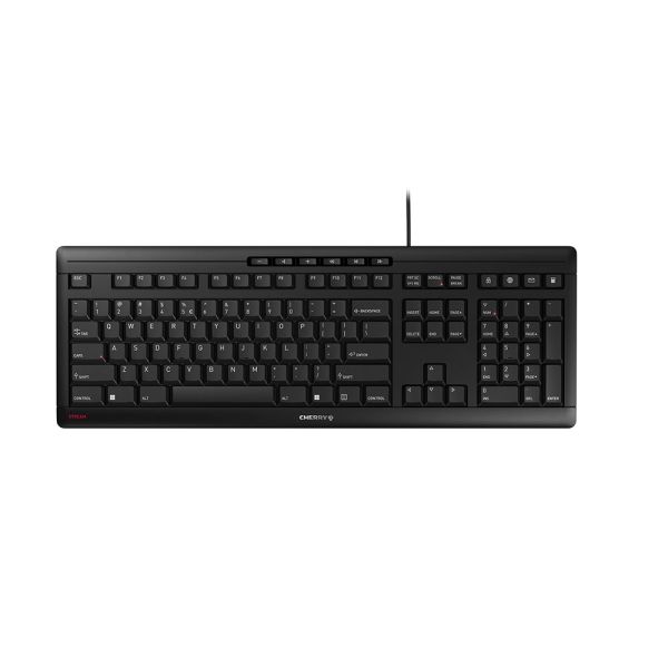 CHERRY STREAM toetsenbord USB QWERTY Engels Zwart (JK-8500EU-2) CHERRY STREAM toetsenbord USB QWERTY Engels Zwart (JK-8500EU-2)