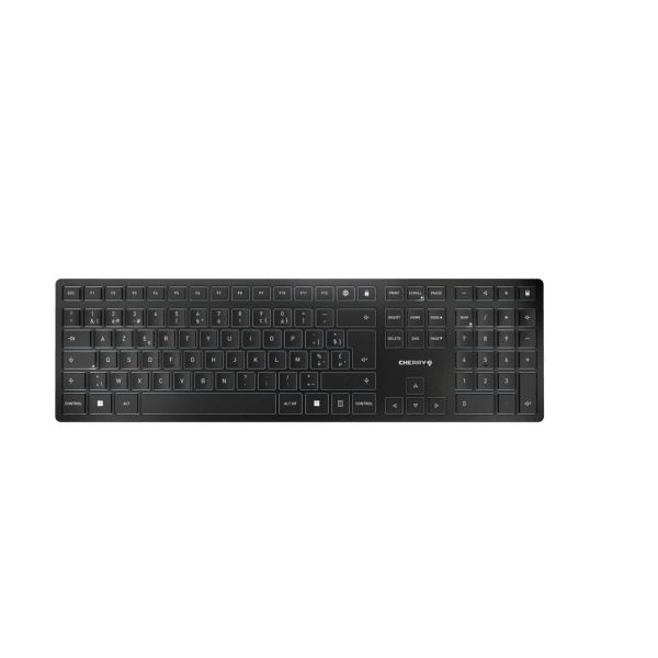 CHERRY KW 9100 SLIM toetsenbord RF-draadloos + Bluetooth Zwart (JK-9100BE-2)