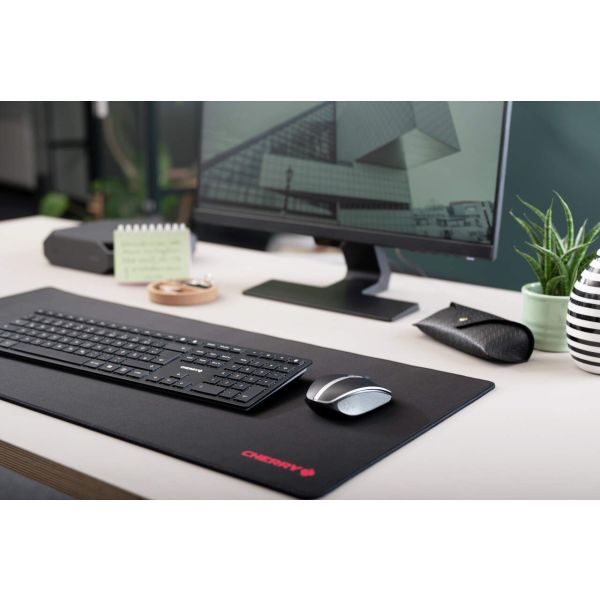 CHERRY KW 9100 SLIM toetsenbord RF-draadloos + Bluetooth QWERTY Scandinavisch Zwart (JK-9100PN-2)