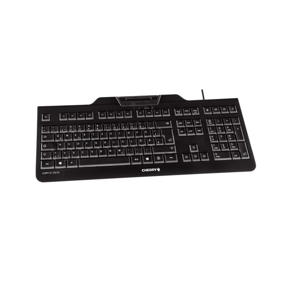 CHERRY KC 1000 SC toetsenbord Kantoor USB QWERTY Amerikaans Engels Zwart (JK-A0100EU-2)