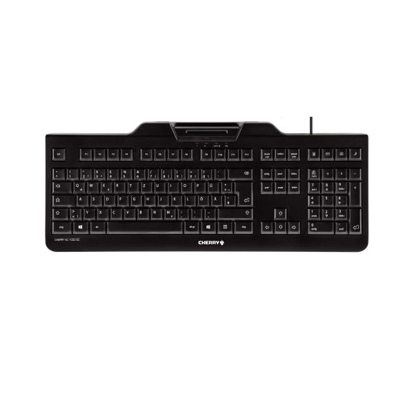 CHERRY KC 1000 SC toetsenbord Kantoor USB QWERTY Amerikaans Engels Zwart (JK-A0100EU-2)