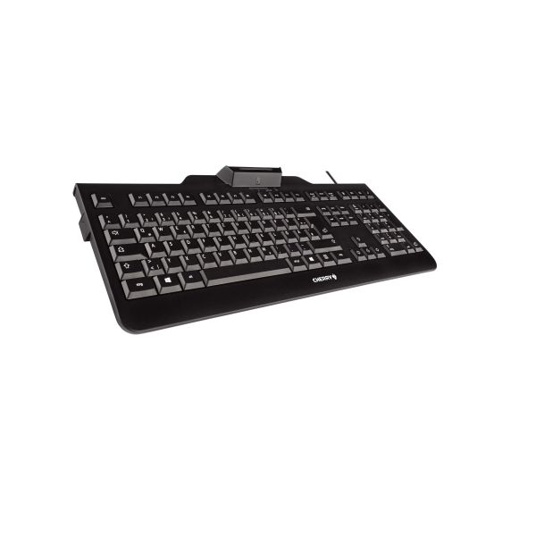 CHERRY KC 1000 SC toetsenbord Kantoor USB QWERTY Amerikaans Engels Zwart (JK-A0100EU-2)