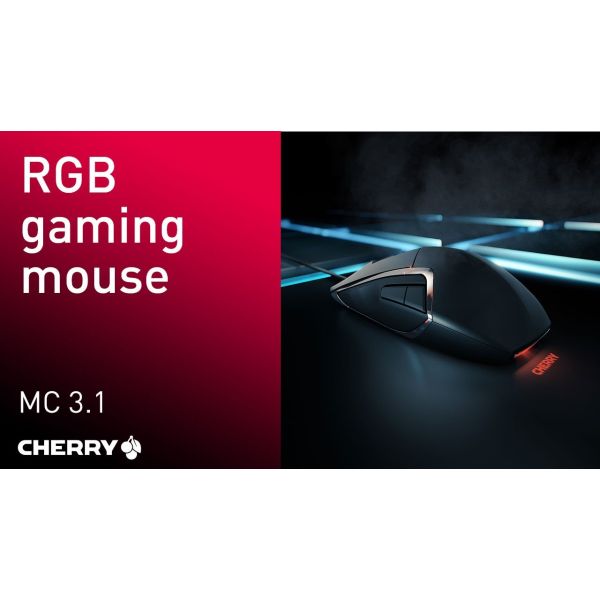 CHERRY MC 3.1 muis Gamen Ambidextrous USB Type-A Optisch 5000 DPI (JM-3000-2)
