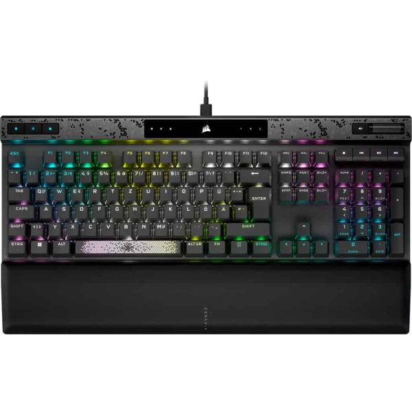 Corsair K70 MAX toetsenbord USB Duits Zwart (CH-910961G-DE) Corsair K70 MAX toetsenbord USB Duits Zwart (CH-910961G-DE)