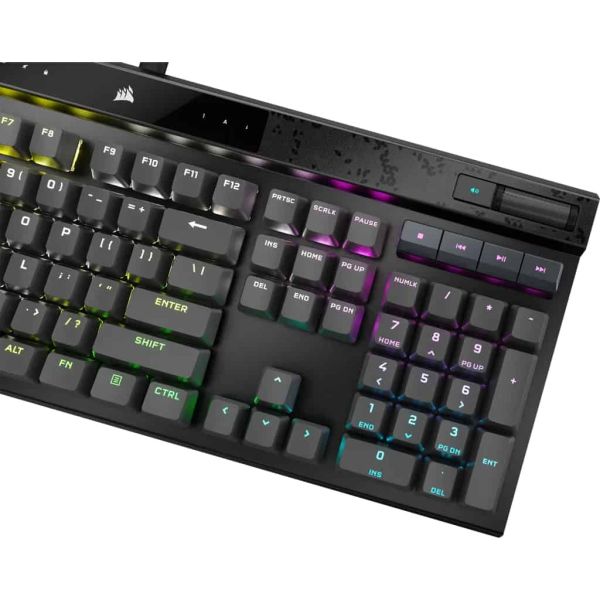 Corsair K70 MAX toetsenbord USB Duits Zwart (CH-910961G-DE)