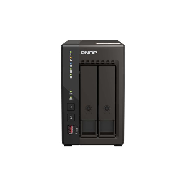 QNAP QVP-21C data-opslag-server Opslagserver Tower Ethernet LAN Zwart J6412 (QVP-21C)