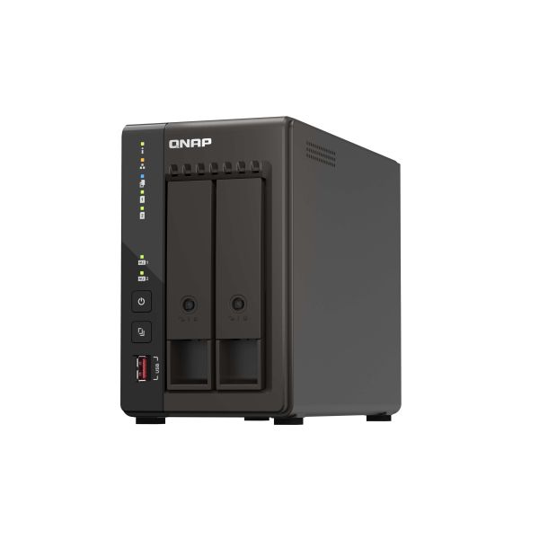 QNAP QVP-21C data-opslag-server Opslagserver Tower Ethernet LAN Zwart J6412 (QVP-21C)