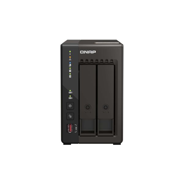 QNAP QVP-21C data-opslag-server Opslagserver Tower Intel® Celeron® J6412 8 GB DDR4 0 TB QVR Pro Zwart (QVP-21C)