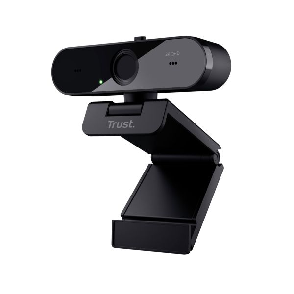 Trust Taxon webcam 2560 x 1440 Pixels USB 2.0 Zwart (24733) Trust Taxon webcam 2560 x 1440 Pixels USB 2.0 Zwart (24733)