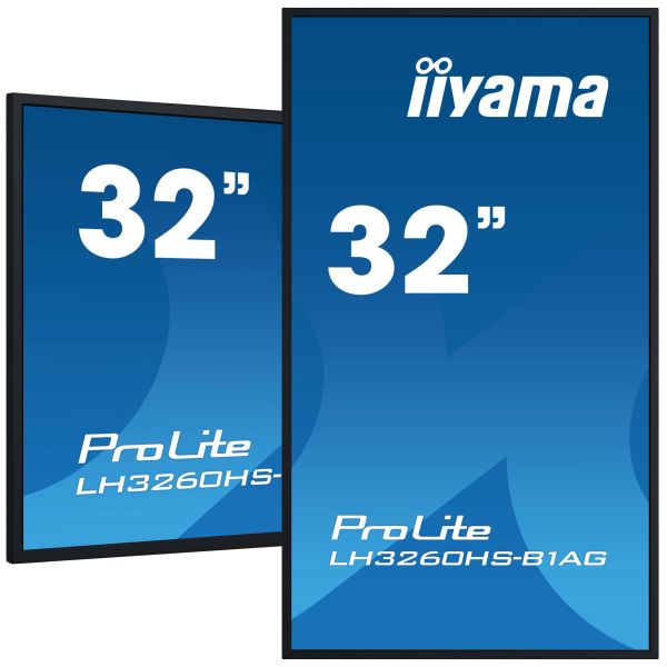 iiyama LH3260HS-B1AG beeldkrant Digitaal A-kaart 80 cm (31.5") LED Wifi 500 cd/m² Full HD Zwart Type processor Android 11 24/7 (LH3260HS-B1AG)