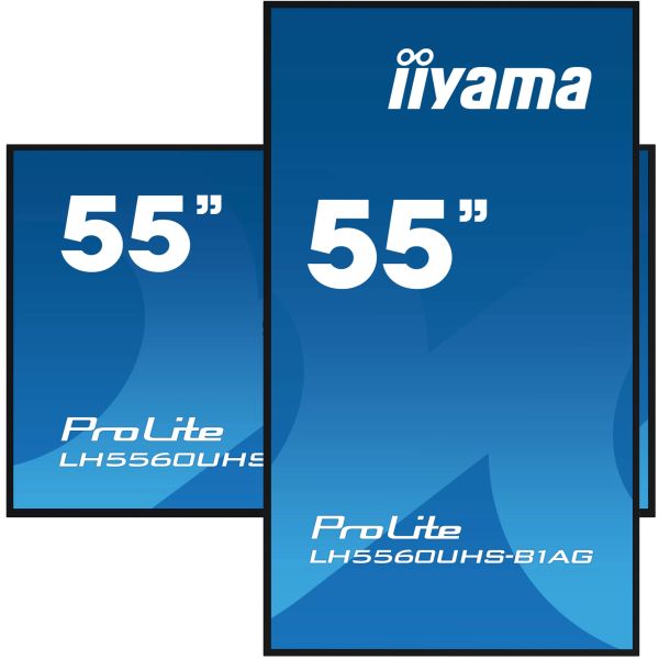 iiyama LH5560UHS-B1AG beeldkrant Digitaal A-kaart 138,7 cm (54.6") LED Wifi 500 cd/m² 4K Ultra HD Zwart Type processor Android 11 24/7 (LH5560UHS-B1AG) iiyama LH5560UHS-B1AG beeldkrant Digitaal A-kaart 138,7 cm (54.6") LED Wifi 500 cd/m² 4K Ultra HD Zwart Type processor Android 11 24/7 (LH5560UHS-B1AG)