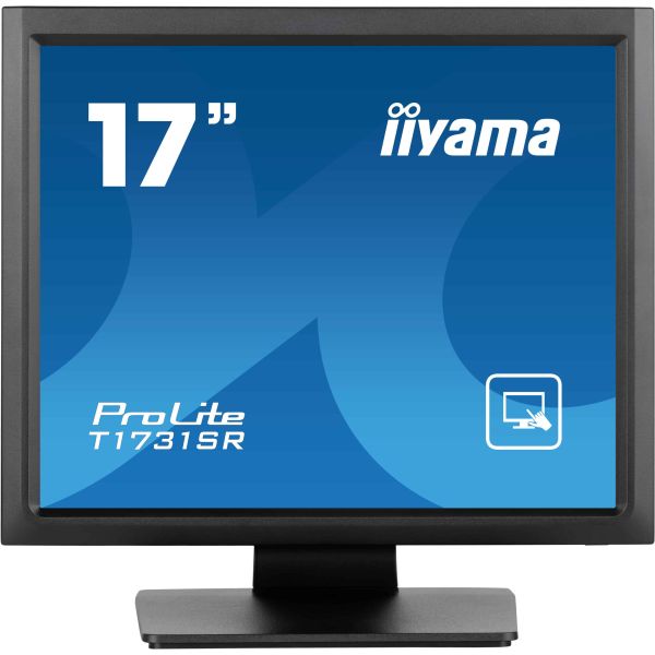 iiyama ProLite T1731SR-B1S computer monitor 43,2 cm (17") 1280 x 1024 Pixels SXGA LCD Touchscreen Zwart (T1731SR-B1S)