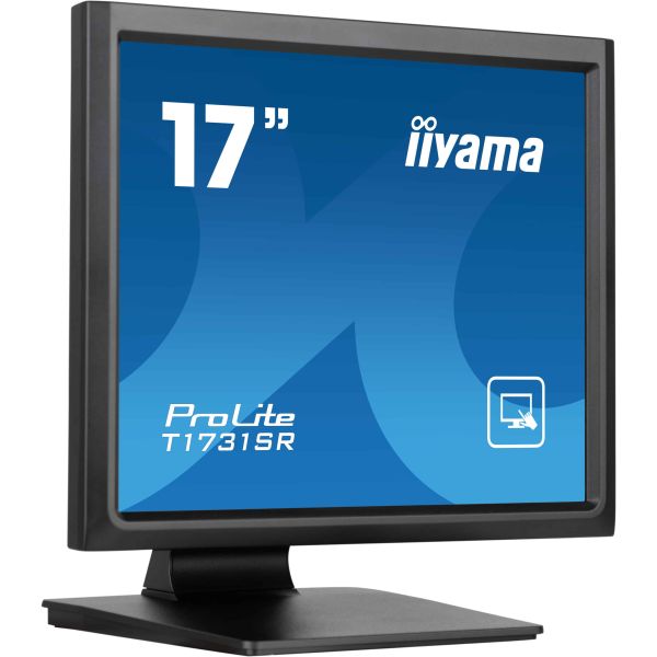iiyama ProLite T1731SR-B1S computer monitor 43,2 cm (17") 1280 x 1024 Pixels SXGA LCD Touchscreen Zwart (T1731SR-B1S) iiyama ProLite T1731SR-B1S computer monitor 43,2 cm (17") 1280 x 1024 Pixels SXGA LCD Touchscreen Zwart (T1731SR-B1S)