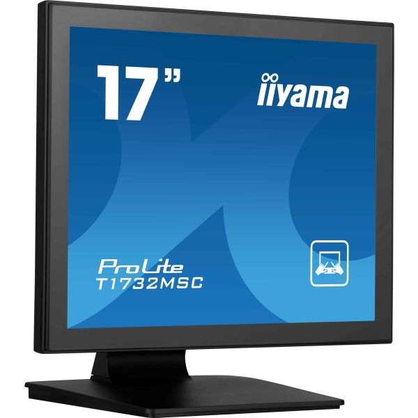 iiyama ProLite computer monitor 43,2 cm (17") 1280 x 1024 Pixels LED Touchscreen Tafel Zwart (T1732MSC-B1S)