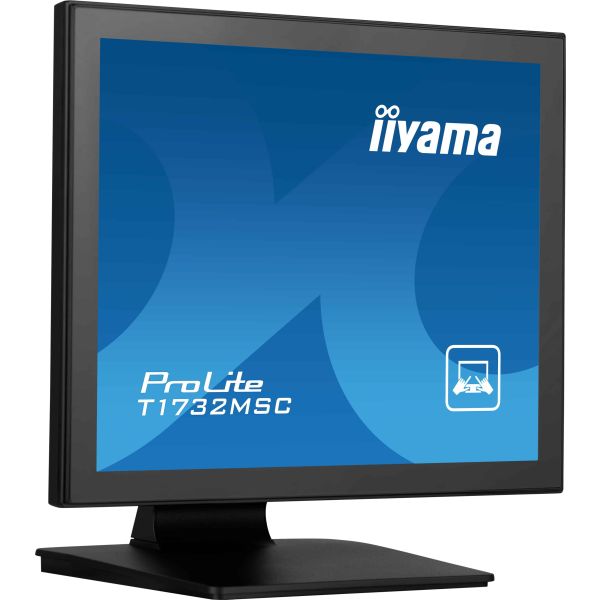 iiyama ProLite computer monitor 43,2 cm (17") 1280 x 1024 Pixels LED Touchscreen Tafel Zwart (T1732MSC-B1S)